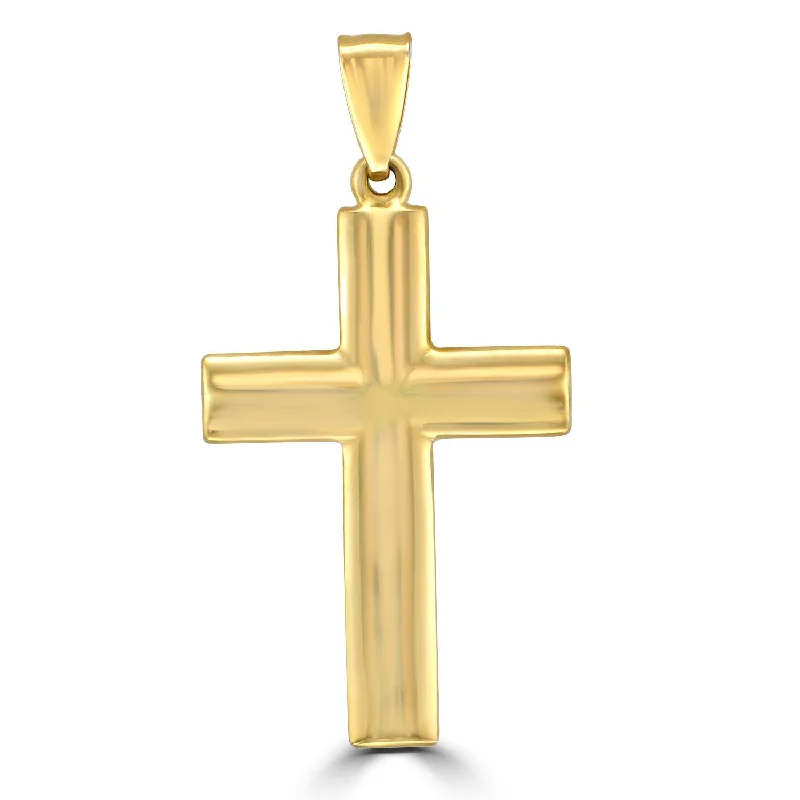 14KT Yellow Gold High Polished Cross