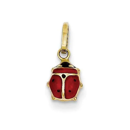 14KT YELLOW GOLD LADYBUG CHARM