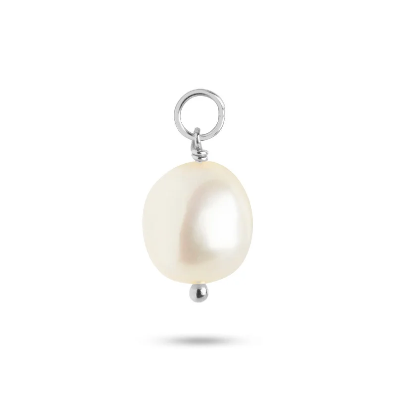 Pearl Jam Silver Earring-Pendant w. Pearl