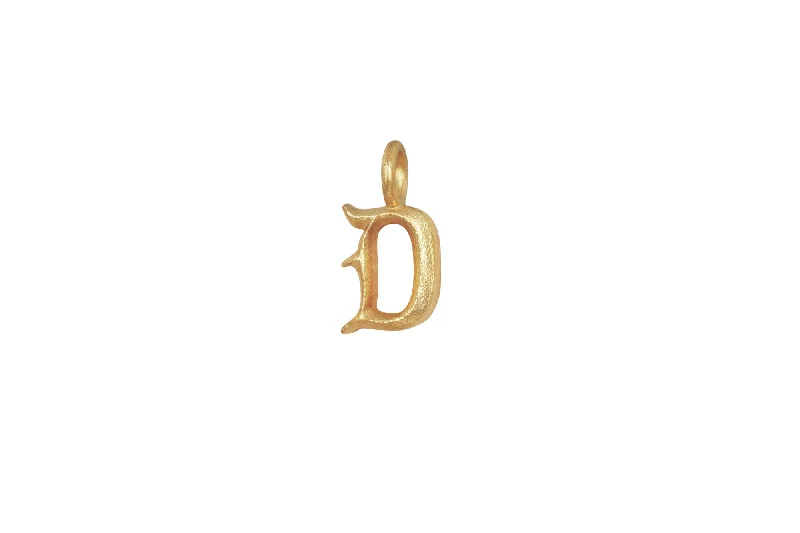 IX D Ice 22K Gold Plated Pendant