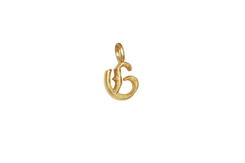 IX G Ice 22K Gold Plated Pendant