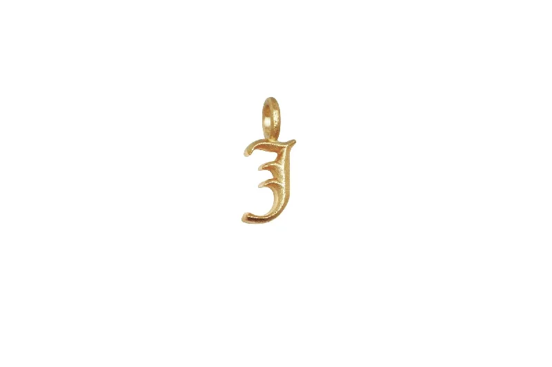 IX J Ice 22K Gold Plated Pendant