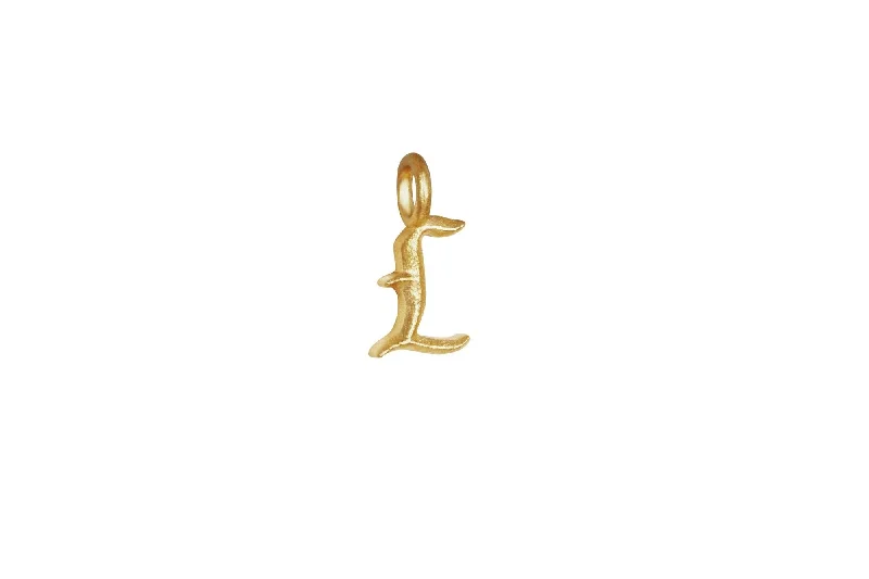 IX L Ice 22K Gold Plated Pendant