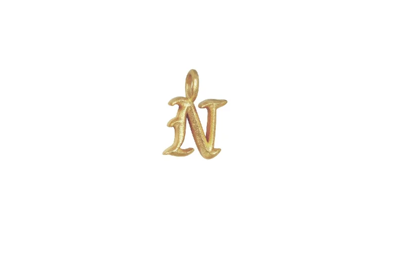 IX N Ice 22K Gold Plated Pendant