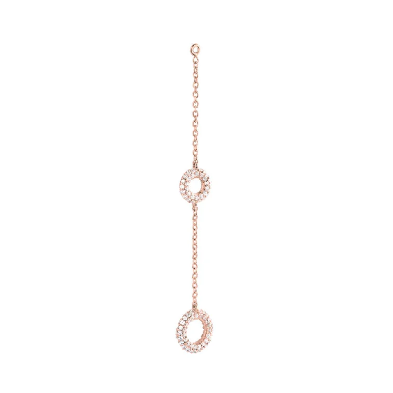 Matiné 18K Rosegold Pendant w. 150 Diamonds