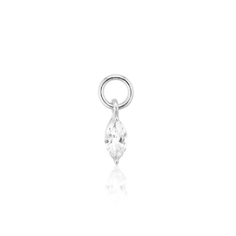 Occhio Silver Pendant w. Zirconia