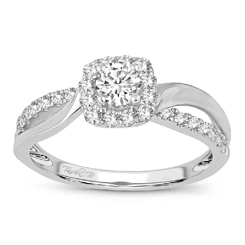 14K 0.73CT Engagement Ring