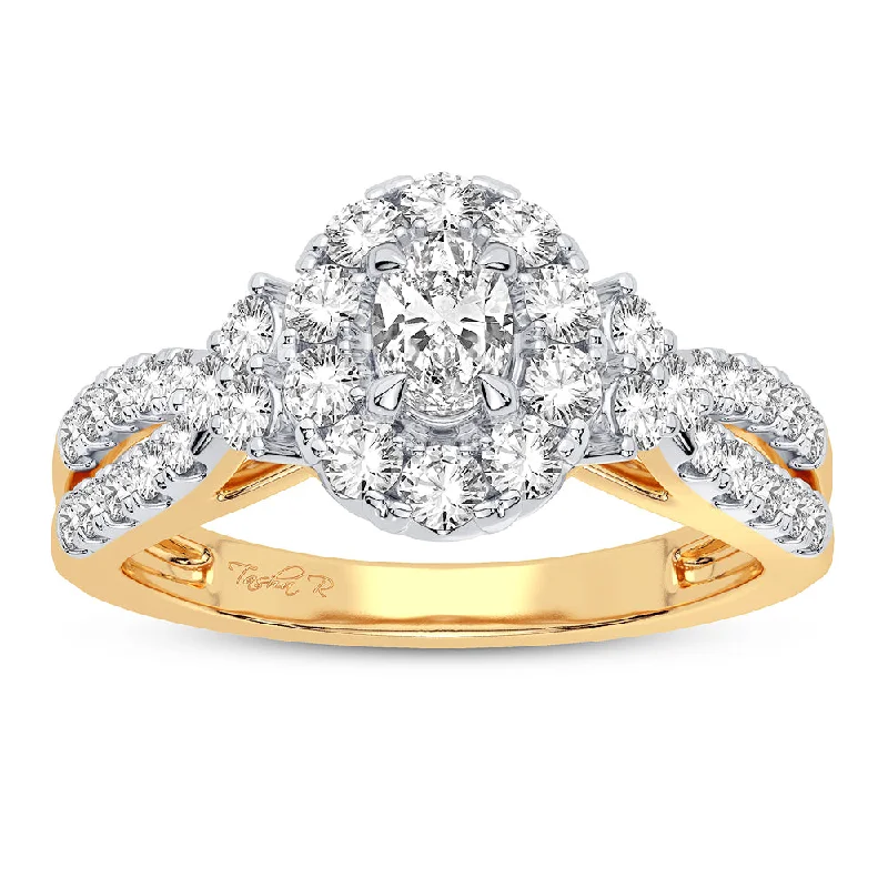 14K 1.00ct Diamond Engagement Ring