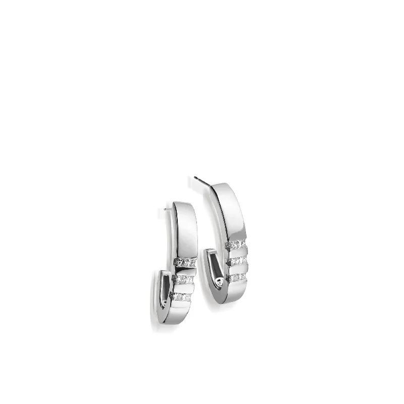 Devotion Diamond Hoop Earrings