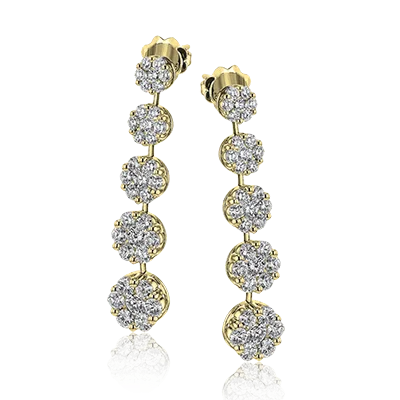 Earring in 18k Gold with Diamonds