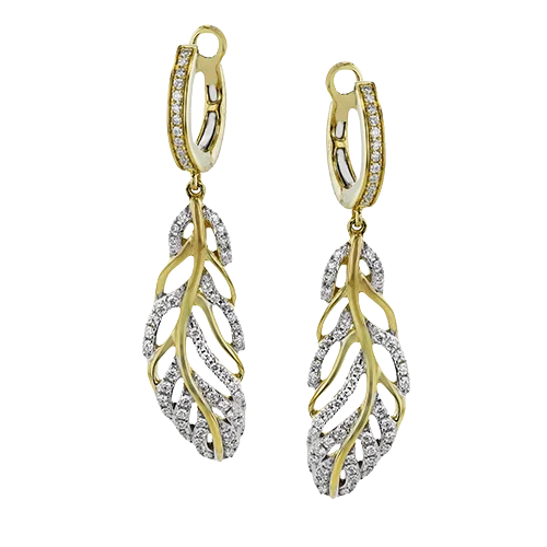 Earring in 18k Gold with Diamonds