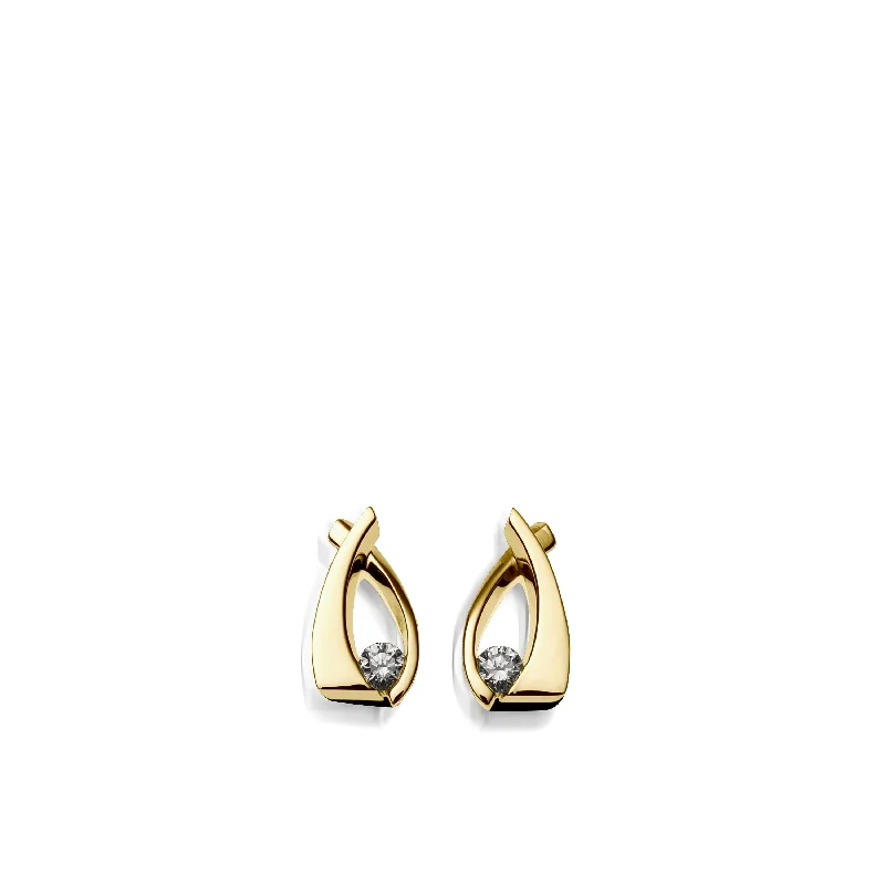 Oyster Petite Diamond Earrings