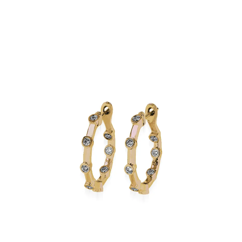 Paloma Diamond Hoop Earrings