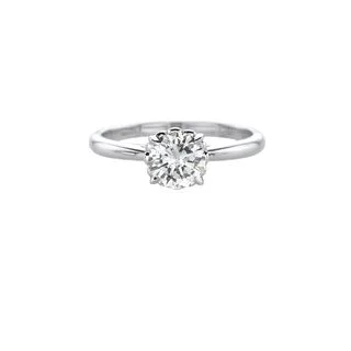 SIMPLE DIAMOND SETTING WITH DIAMONDS IN THE FILIGREE UNDER GALLERY 0.97CT TW