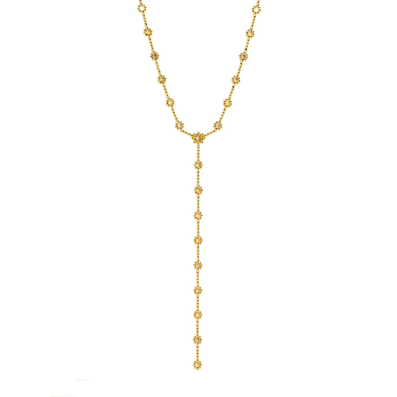 Serenata Lariat Sapphire Necklace