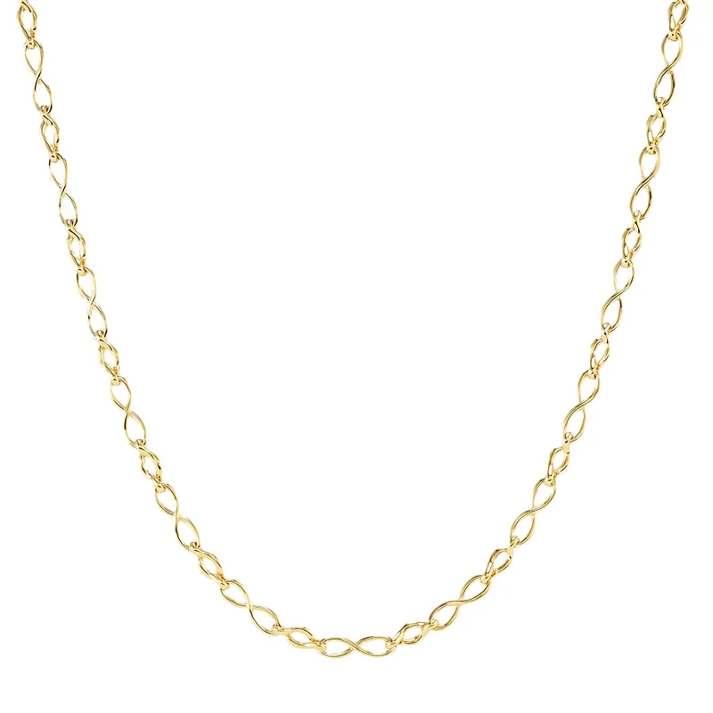 Thin Infinity Chain Necklace - 24"