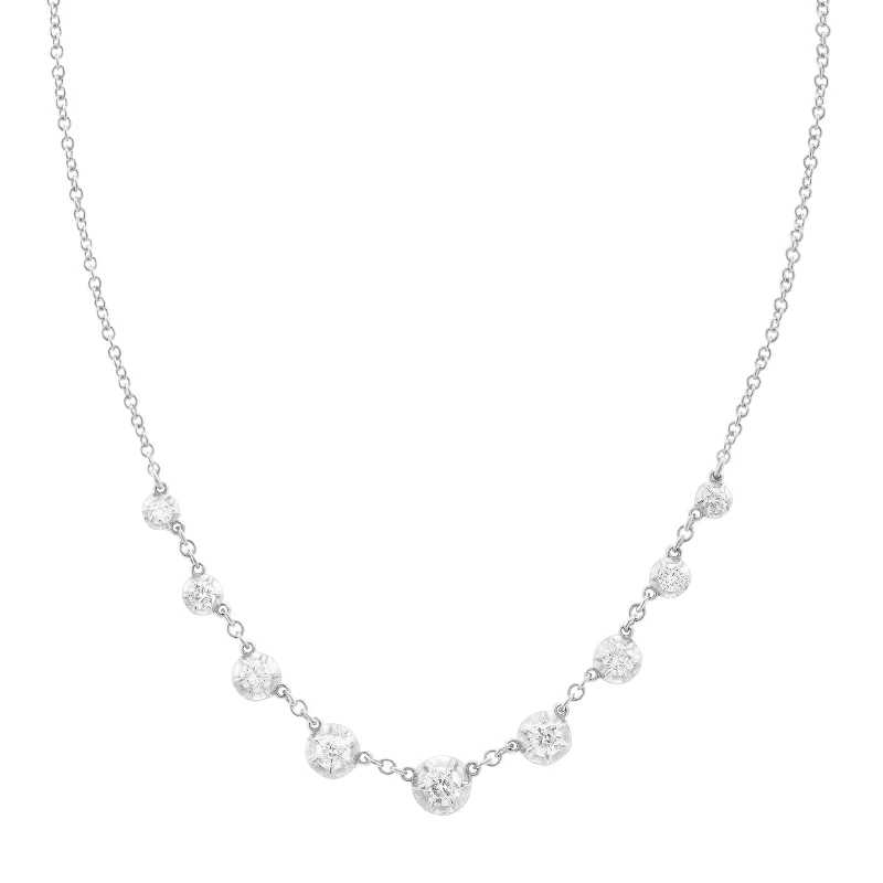 Rosette Starstruck Necklace - White Gold