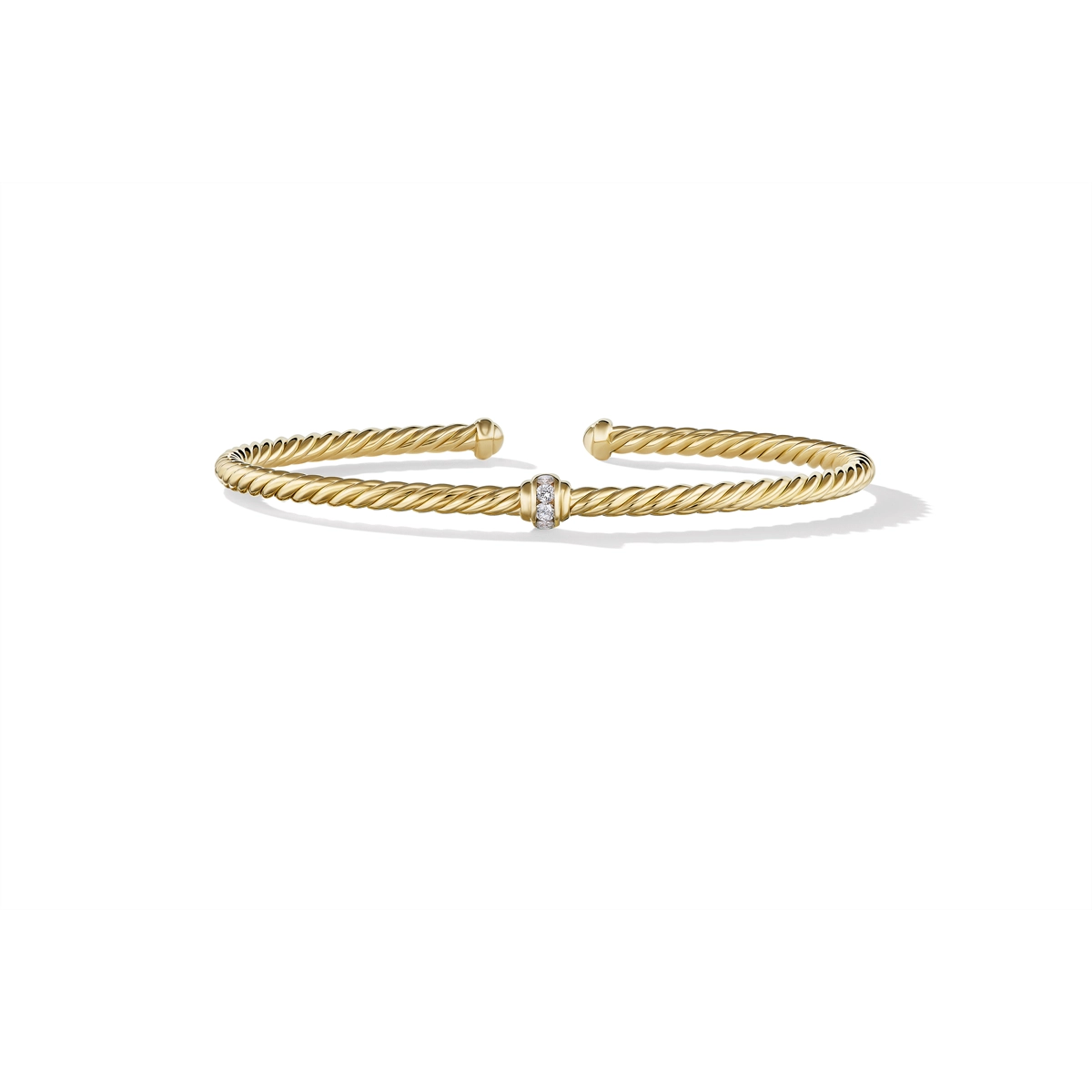 David Yurman 3mm Classic Cablespira Bracelet