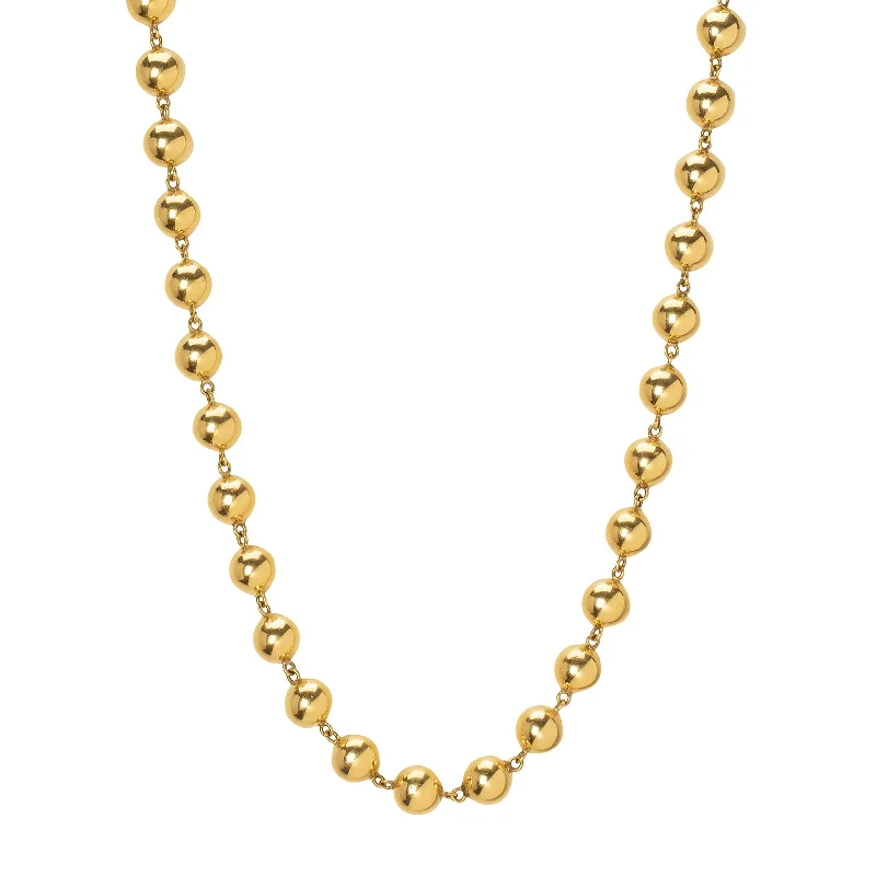 Gold Ball Chain Necklace