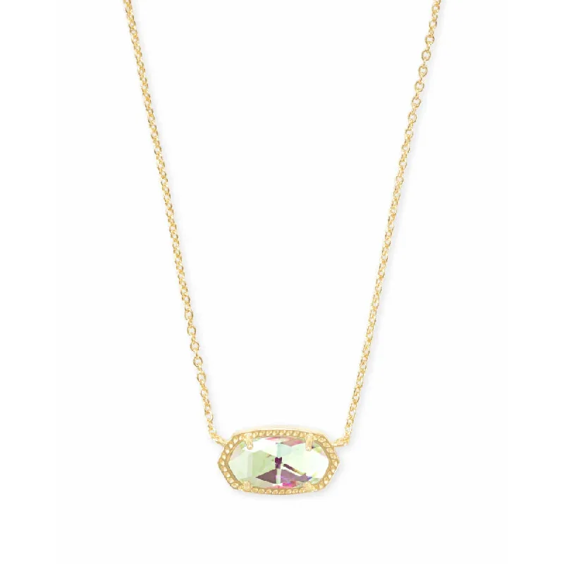 Kendra Scott Elisa Pendant Necklace in Dichroic Glass