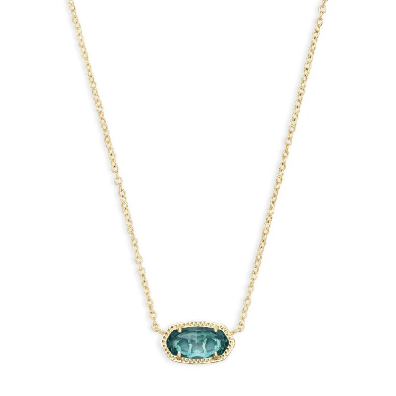 Kendra Scott Elisa Pendant Necklace in London Blue