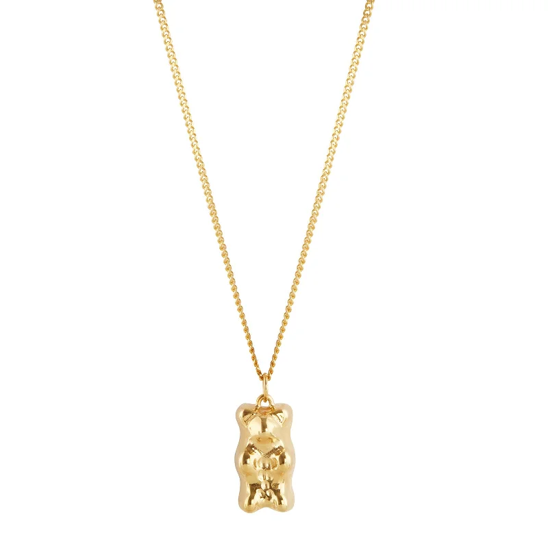 Gummy Pendant Necklace - Naked Gold