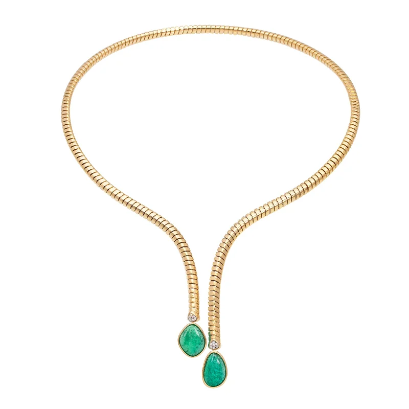 Trisolina Necklace - Emerald