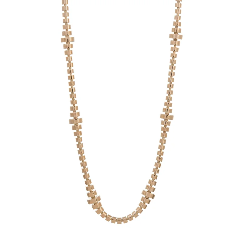 Hourglass Necklace - 16" Yellow Gold