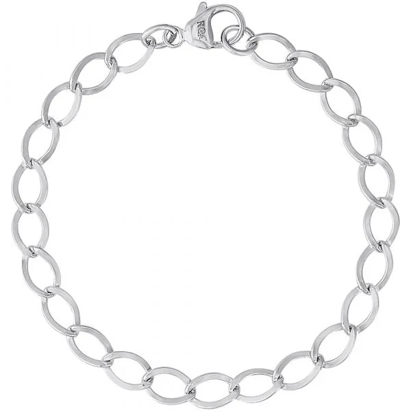 Sterling Silver Link Charm Bracelet