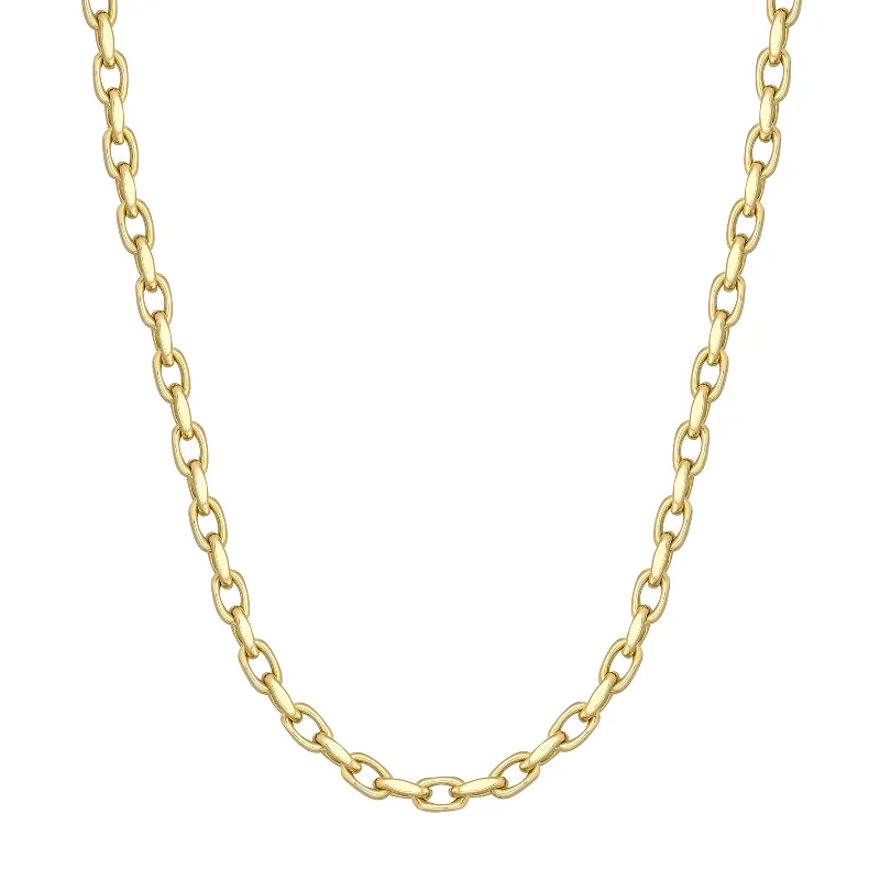 Short Graduated Oval Lynk Chain - 16"